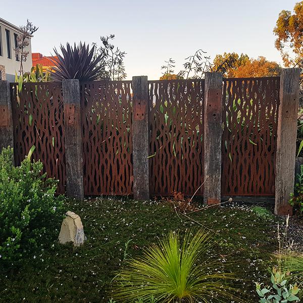Australian Made Rust Steel Screens