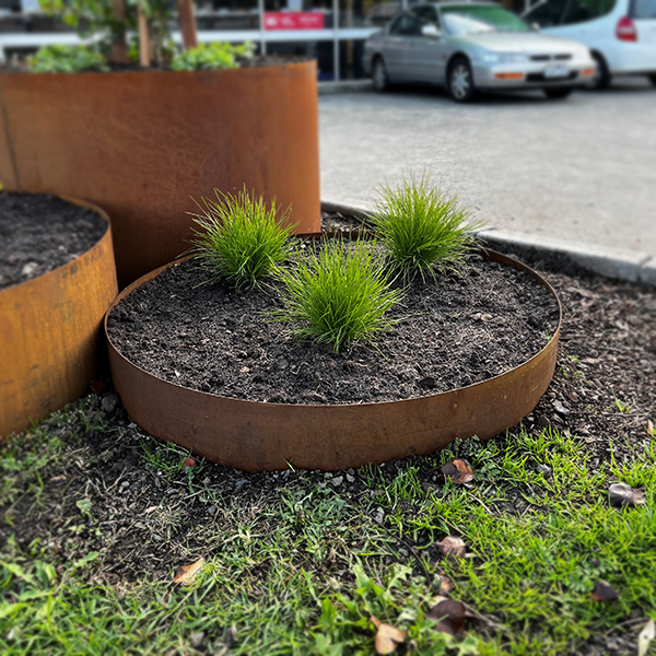 Corten Steel Rust Garden Ring 150mm