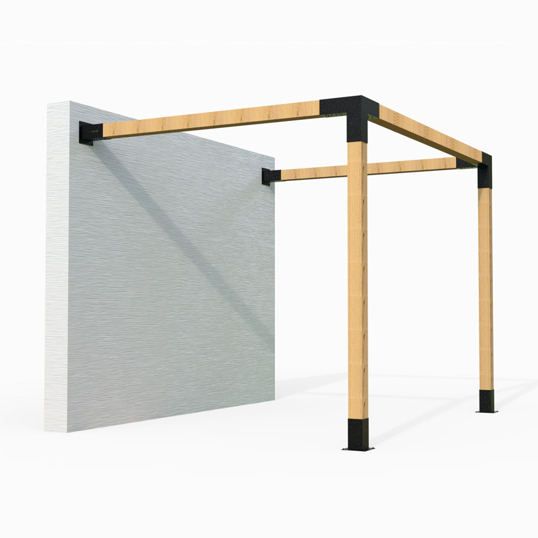 Modaprax 90 X 90mm Wall Mounted Pergola Hardware Only Kit