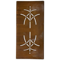 *new* Corten Steel Rust Screen Art Deco