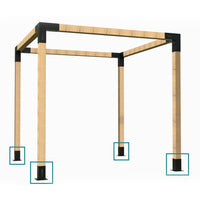 Modaprax 90 X 90mm Base Brackets