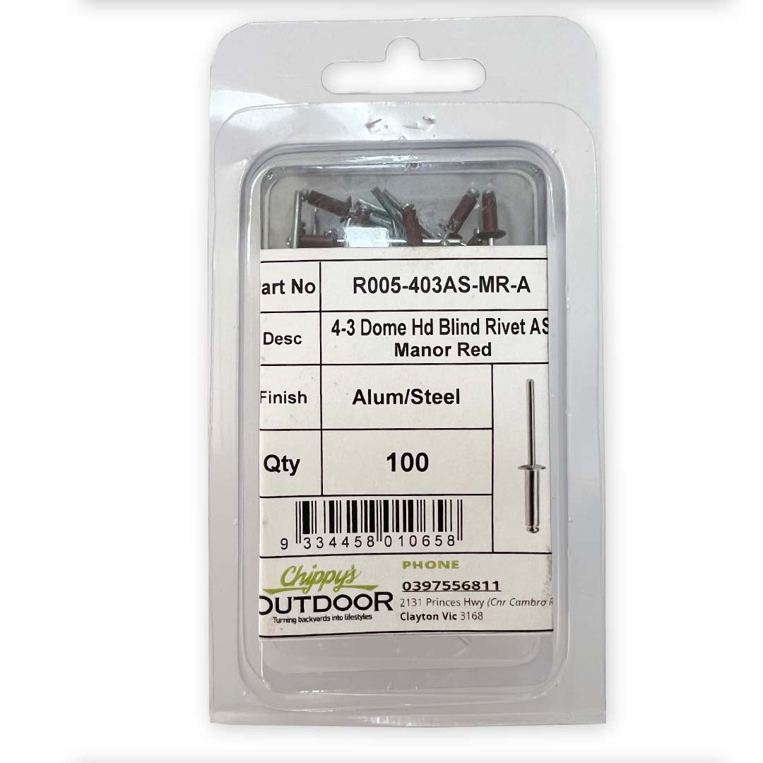 Pop Rivets 1/8 Diameter 3.2mm 100pcs