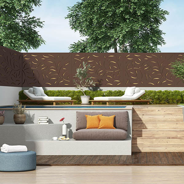 Outdeco Screen Willow Natural Brown