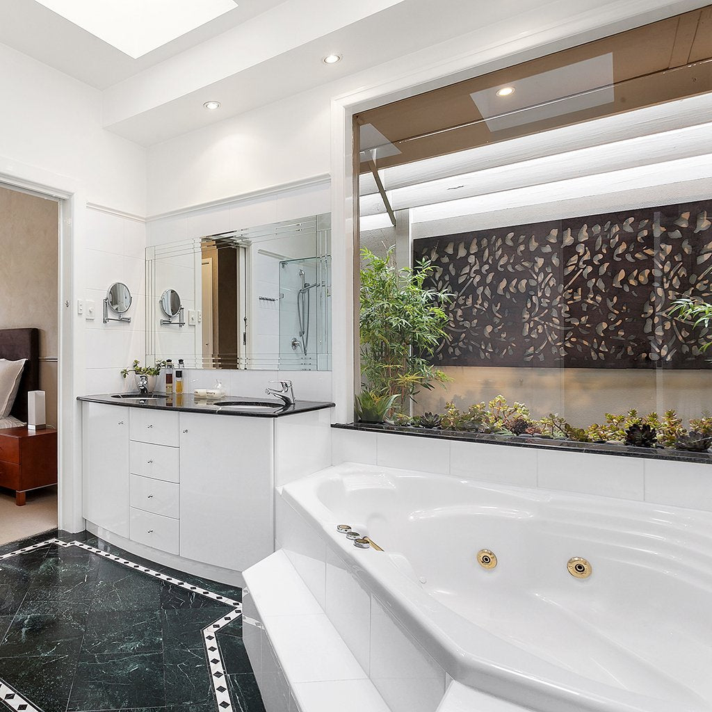 Extra Large Budget Paint Metal Screen Flora