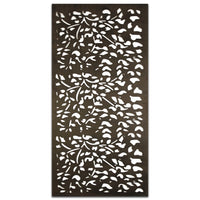 Extra Large Budget Paint Metal Screen Flora