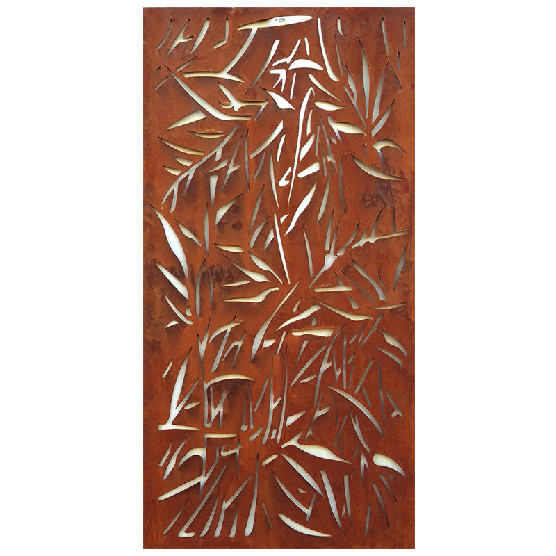 Rust Metal Budget Screen Jungle