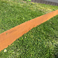 Safe Edge Corten Steel Garden Edging With Safety Fold