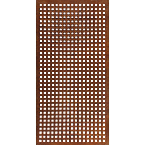 Rust Metal Screen Cube