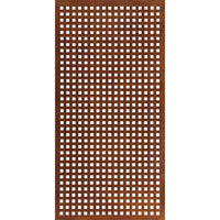 Rust Metal Screen Cube