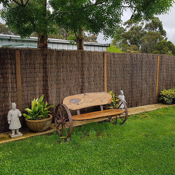 Natural Screen Fencing: 100% Blockout Brushwood