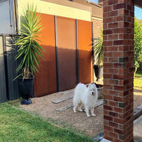 Extra Large Corten Steel Rust Screens Plain Panel