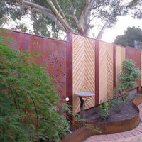 Corten Steel Rust Garden Edging