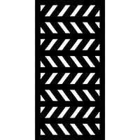 Outdeco Screen Herringbone Natural Brown