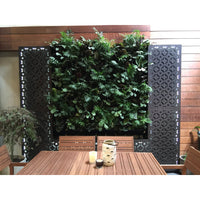 Outdeco Screen Lantern Natural Brown