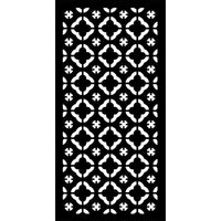 Outdeco Screen Lantern Natural Brown