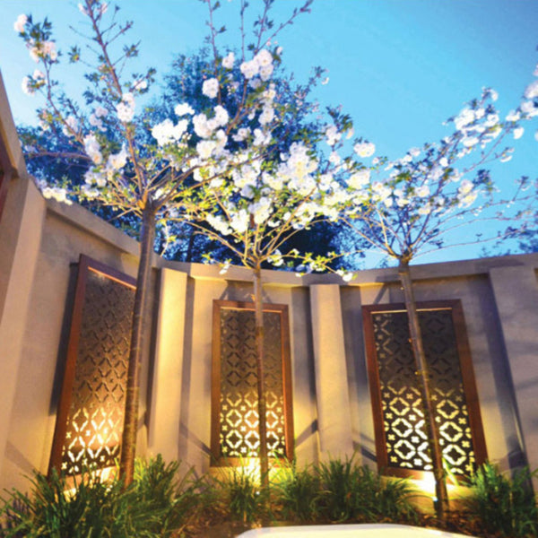 Outdeco Screen Lantern Natural Brown