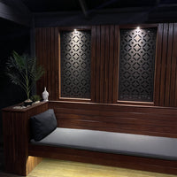 Outdeco Screen Lantern Natural Brown