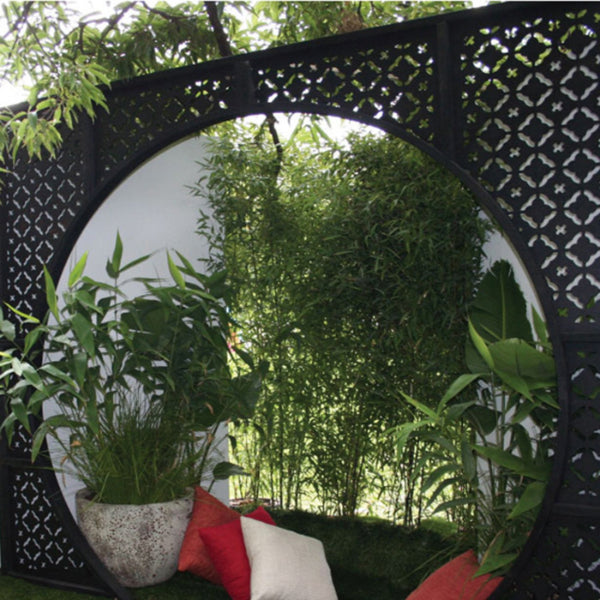 Outdeco Screen Lantern Natural Brown