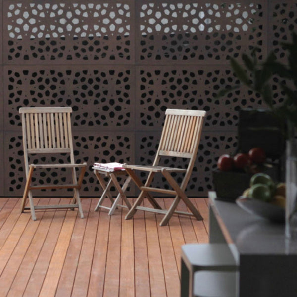 Outdeco Screen Marakesh Natural Brown