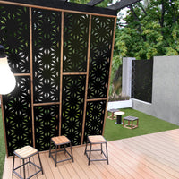 Outdeco Screen Star Jas Natural Brown