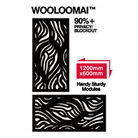 Outdeco Screen Wooloomai Natural Brown