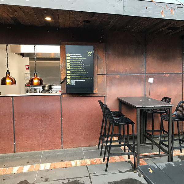 Rust Metal Screen Plain
