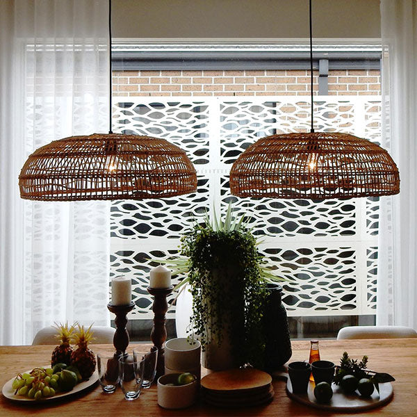 Outdeco Screen Leafstream Natural Brown