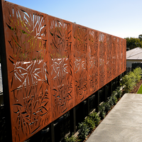 Rust Metal Budget Screen Jungle