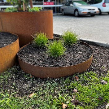 Corten Steel Garden Rings – Chippy's Outdoor