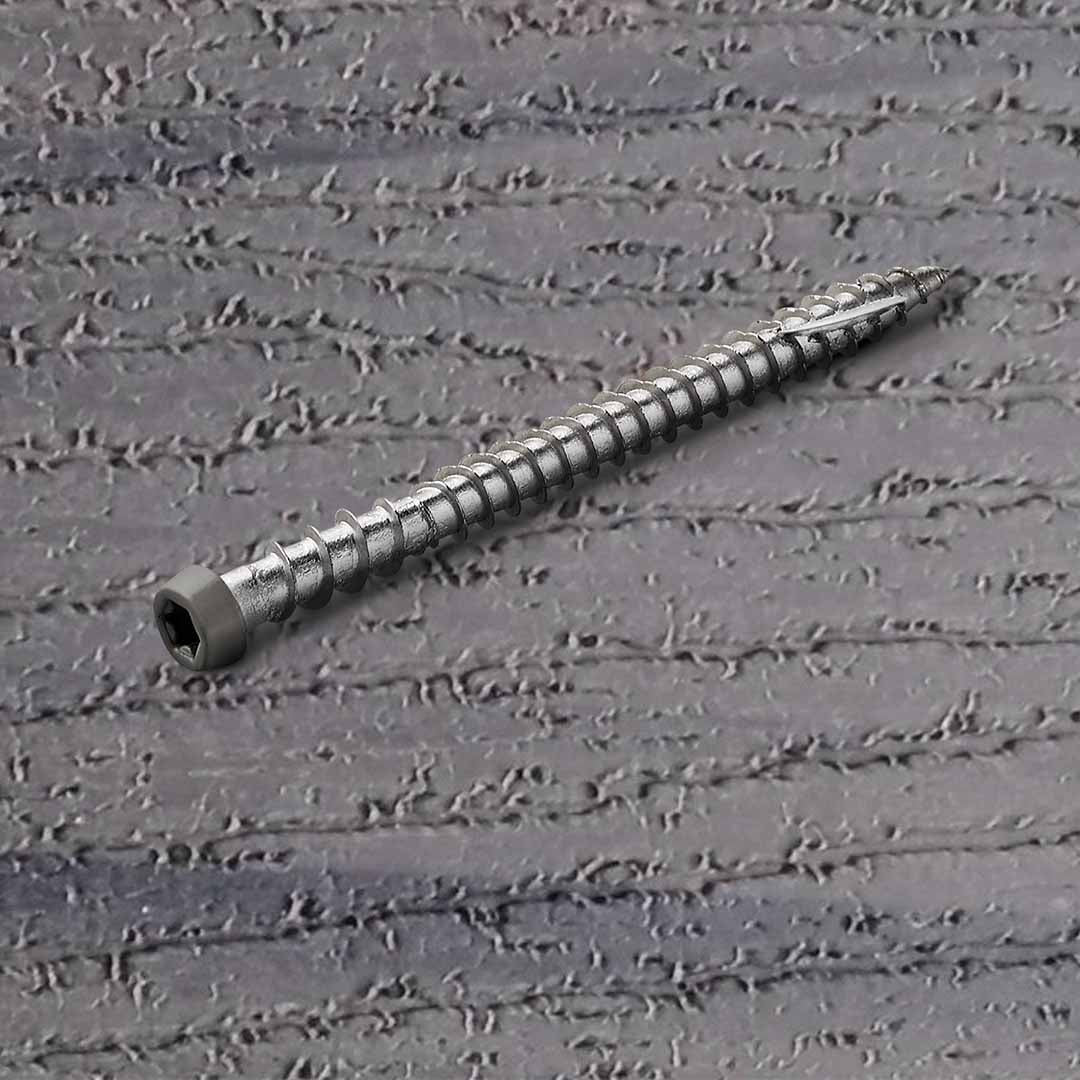 Modwood Xtg - Colour Composite Decking Screw - Timber 305ss