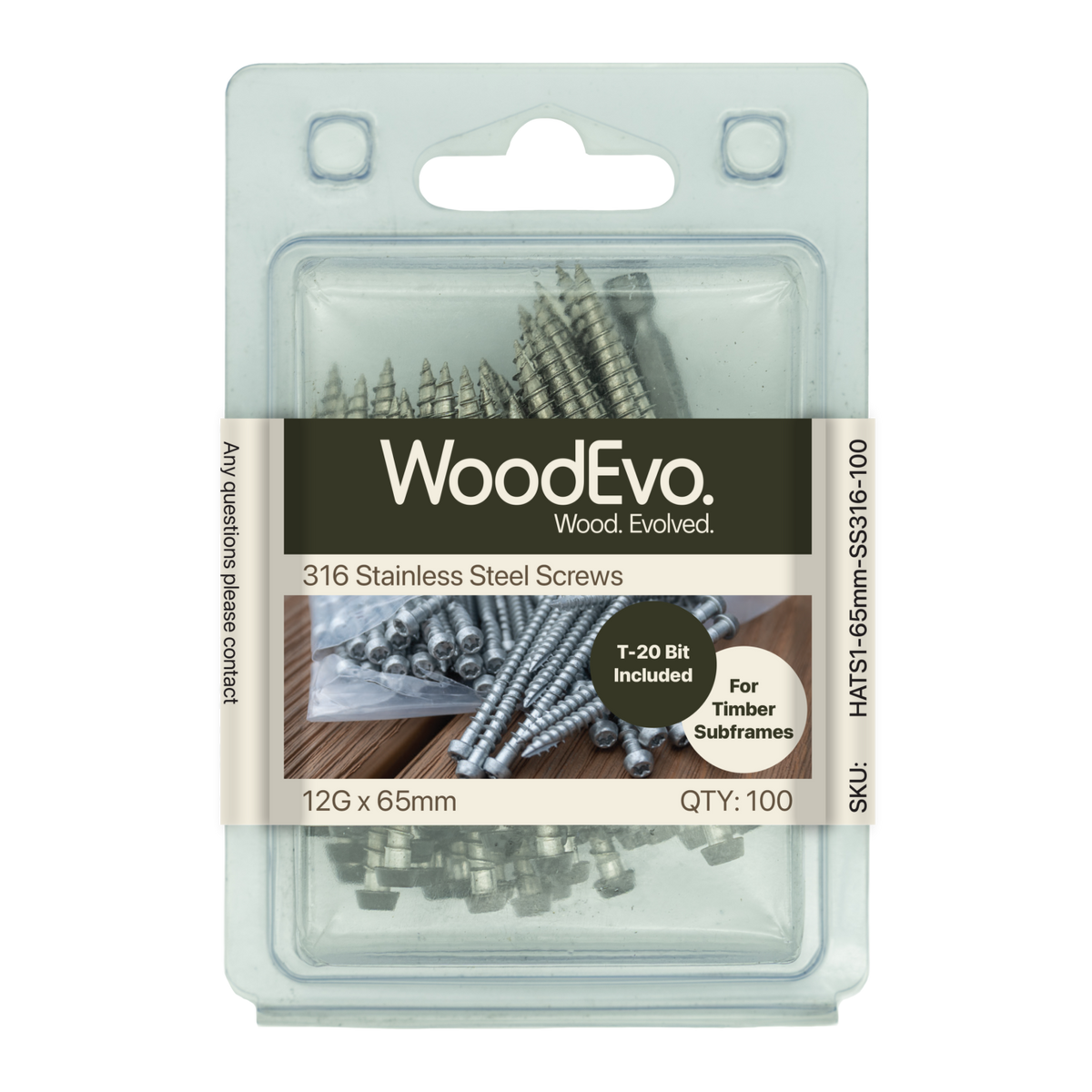 Woodevo - Advanced - Timber Subfloor Screw