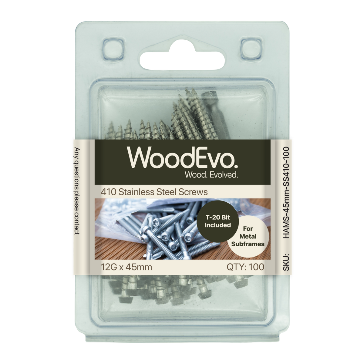 Woodevo - Advanced - Metal Subfloor Screw