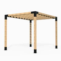 Modaprax: 90 x 90mm Free Standing Pergola Kit - With Top Rafters (With / Without Timber)