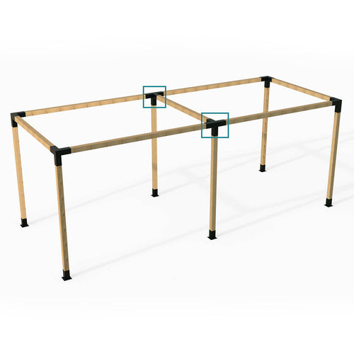 Modaprax 90 X 90mm Four Arm Bracket