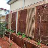 *NEW* 'Oasis' Premium Hardwood Screens: Vertical Slat (Natural F/J)