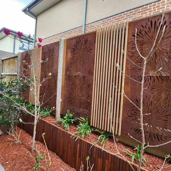 *NEW* 'Oasis' Premium Hardwood Screens: Vertical Slat (Natural F/J)