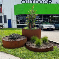 Corten Steel Rust Garden Ring