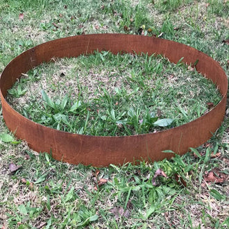 Corten Steel Rust Garden Ring 100mm