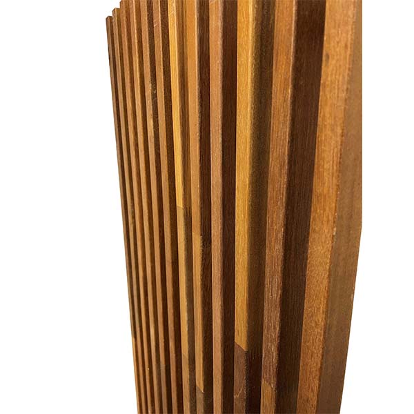 'Oasis' Premium Hardwood Screens: Vertical Slat (Pre-Stained F/J)