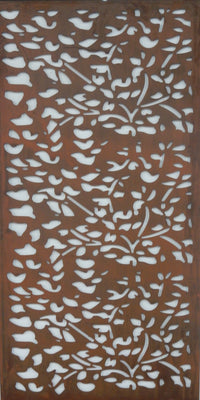 Rust Metal Budget Screen Flora