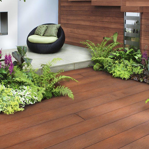 Millboard Decking Enhanced Grain: Jarrah