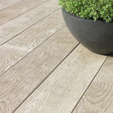 Millboard Decking Enhanced Grain: Limed Oak