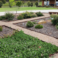 Corten Steel Garden Edging - Flat Edge