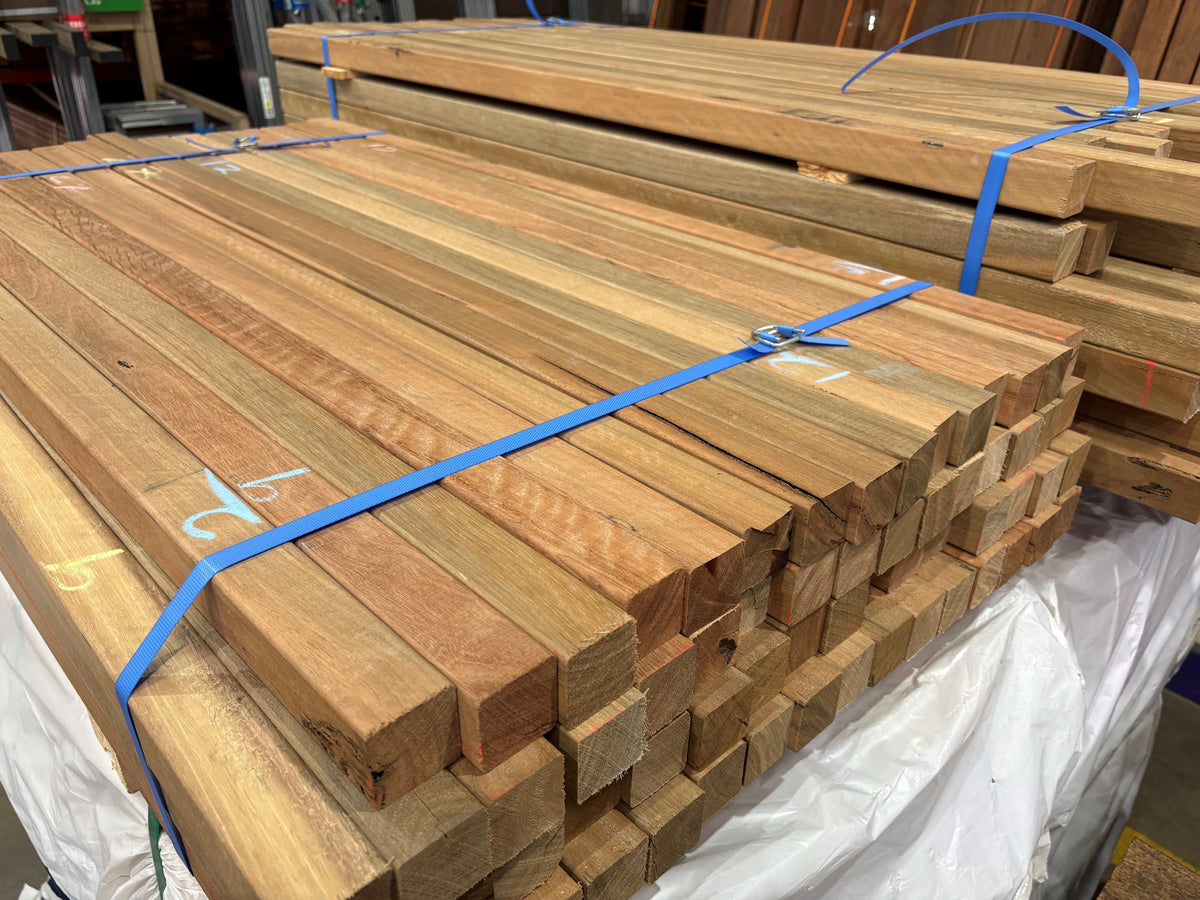 Set Length Spotted Gum 40 x 40mm Battens