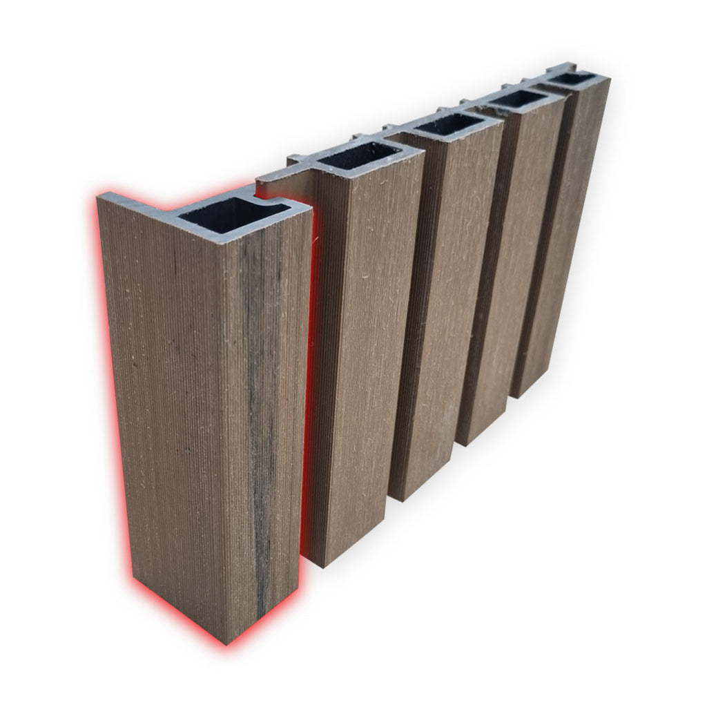 Wpc Cladding Batten Wpc Cladding Starter Piece – Chippy's Outdoor