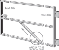 Fortress Gates - Diagonal Brace Kit
