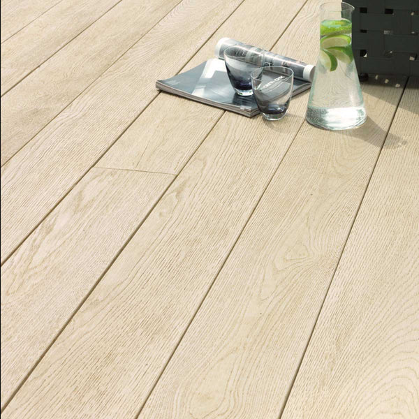 Millboard Decking Enhanced Grain: Limed Oak