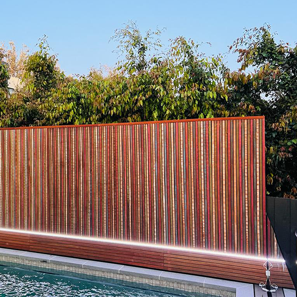 Reclaimed Hardwood Screens 1800x900mm Horizontal Slats