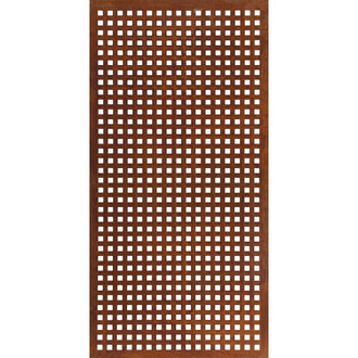 Rust Metal Screen: Cube