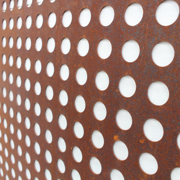 Rust Metal Screen Sphere